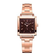 Load image into Gallery viewer, DISU Fashion Women Watch Luxury Brand Metal Steel Strip Square Simple Ladies Quartz WristWatches Clock Gift Bayan Kol Saati #B