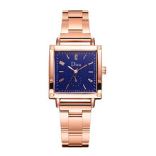 Load image into Gallery viewer, DISU Fashion Women Watch Luxury Brand Metal Steel Strip Square Simple Ladies Quartz WristWatches Clock Gift Bayan Kol Saati #B