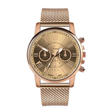 Load image into Gallery viewer, Bussiness Women&#39;s Watches Fashion Geneva Brand Roman Numeral Simple Clock Kol Saati Montre Femme Relogio Feminino Reloj Mujer@50