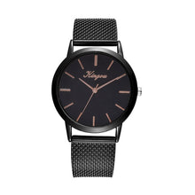 Load image into Gallery viewer, Hot Sale Gold Women Bracelet Watch Quartz WristWatches Women&#39;s Casual Silicone strap Band Watch Analog WristWatch Tok Reloj