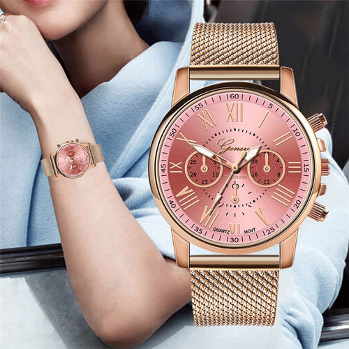 Women's luxury bracelet watches fashion women's dress fashion Womens watches silica analog band quartz watch zegarek damski