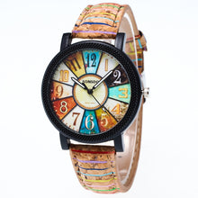 Load image into Gallery viewer, Women&#39;s Ladies Men&#39;s Watch Graffiti Dial Multi-color Dial Unisex Retro Casual Quartz WristWatch saat relojes de mujer reloj dama