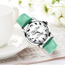 Load image into Gallery viewer, Women Watches Cat Print Gift Fashion Ladies Watches Girls Quartz Wrist Watch Leather Band Clock Reloj Mujer Bayan Kol Saati #W