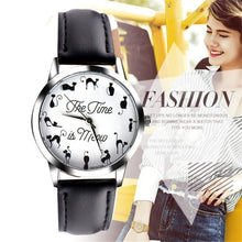 Load image into Gallery viewer, Women Watches Cat Print Gift Fashion Ladies Watches Girls Quartz Wrist Watch Leather Band Clock Reloj Mujer Bayan Kol Saati #W