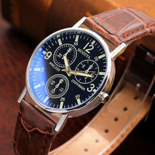 Load image into Gallery viewer, Classic quartz leather Watches for male clock Men&#39;s Watches retro design high quality business watches leather belt reloj