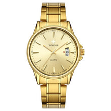 Load image into Gallery viewer, WWOOR Mens Watches Top Brand Luxury Golden Steel Men&#39;s Business Wristwatch Date Clocks Male Sports Wrist Watch 8833 Gifts ##a