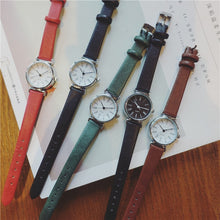 Load image into Gallery viewer, Exquisite small simple women dress watches retro leather female clock Bgg brand women&#39;s fashion mini design wristwatches clock