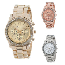 Load image into Gallery viewer, Geneva Classic Luxury Rhinestone Watch Women Watches Fashion Ladies Watch Women&#39;s Watches Clock Reloj Mujer Relogio Feminino