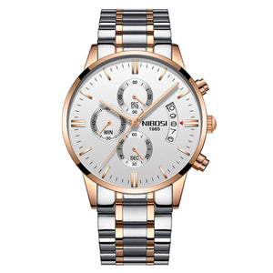 NIBOSI Watch Men Waterproof Casual Luxury Brand Quartz Military Sport Watch Business Clock Men's Wristwatches Relogio Masculino