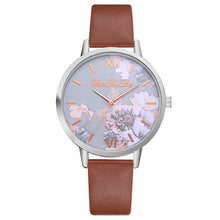 Load image into Gallery viewer, FanTeeDa luxury brand Fashion Women&#39;s Watch Printed Flower Causal Quartz Analog Wrist Watches relogio feminino Women Clock B30